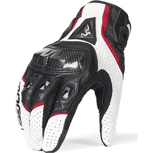 Summer/winter Motorcycle Sheepskin Leather Gloves Men Woman Motocross Gloves Full Finger Riding Moto Gloves Guantes Gloves M-xxl