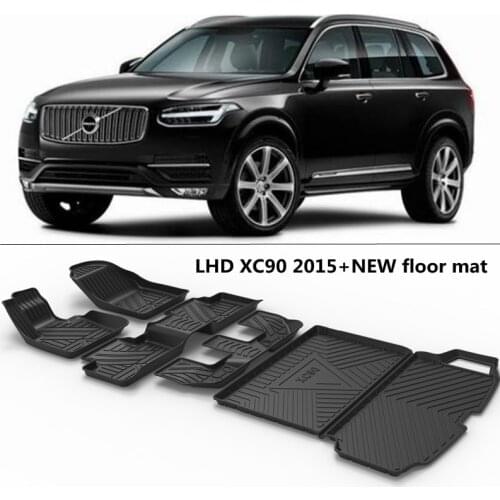 Use for Volvo XC90 custom car All-Weather TPO Floor car foot Mat Fit For Volvo XC90 waterproof trunk mat car floor mat