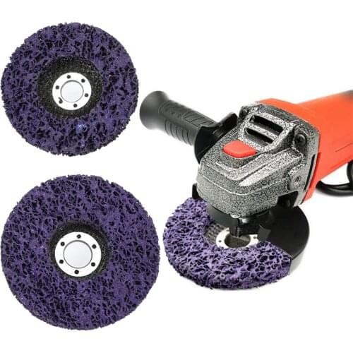 125mm/100mm Poly Strip Disc Abrasive Wheel Paint Rust Remover Clean Grinding Wheels Durable Angle Grinder Car Truck Motorcycles