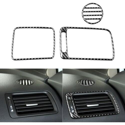 Carbon Fiber Passenger Air Vent Frame Trim For Honda Civic 2006-2011 Mgo3 3pcs Excellent Texture