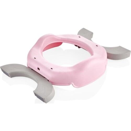 Pink Portable Potty and 3 Pcs Bag Travel Potty Practical Portable Child Baby Toilet Easy Installation Sıçratmaz Quality