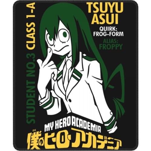My Hero Academia Boku No Hero Academia Froppy Amazing Mouse Pad Non-Slip Mouse Mats Natural Rubber Computer Keyboard Desk Pad