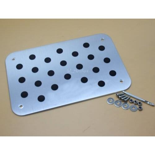 Universal Aluminum alloy Non-slip Rubber Carpet pedal Floor FOR KIA Honda Toyota BMW Benz Ford Hyundai Jaguar Jeep Mazda