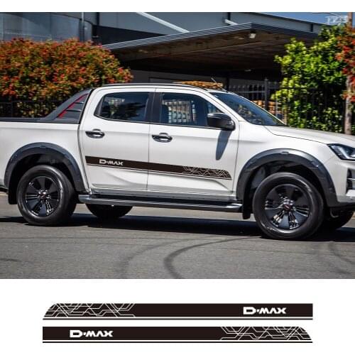 Pickup Door Side Stripes Stickers For Isuzu Dmax D Max Truck Body Vinyl Custom Decor Cover Car Decals Auto Tuning Accessories