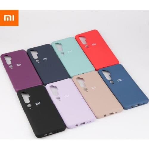Xiaomi CC9 Pro Mobile Phone Protective Back Cover Soft-touch Liquid Silicone Protective Cover Camera Protective Cover With logo