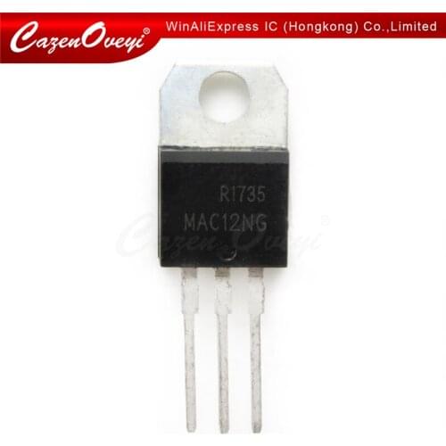 1pcs/lot MAC12NG MAC12N MAC12 TRIAC 800V 12A TO-220AB Best quality In Stock