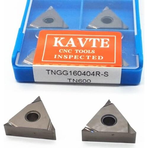10Pcs TNGG160402R-S TNGG160404R-S TNMG160404L-S TN600 External Turning Tools Cermet Grade Carbide insert Lathe cutter Tool