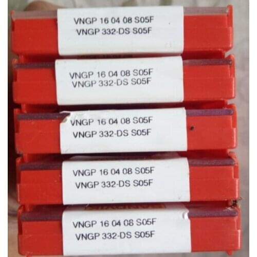 10PCS CARBIDE INSERT VNGP160408 S05F