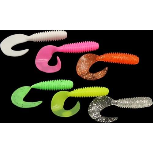 10Pcs Soft bait faggot luminous fishing lure soft lure to be bait bionic silica gel lure