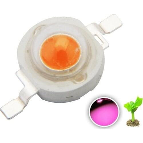 100pcs/lot 1w 3w 5w full spectrum led grow light chip , best bridgelux led grow chip for indoor plant grow