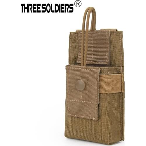 1000D nylon Tactical Radio Case Holder Holster Walkie Talkie Holster Adjustable Molle Pouch Open Top Magazine M4 Mag Pouch