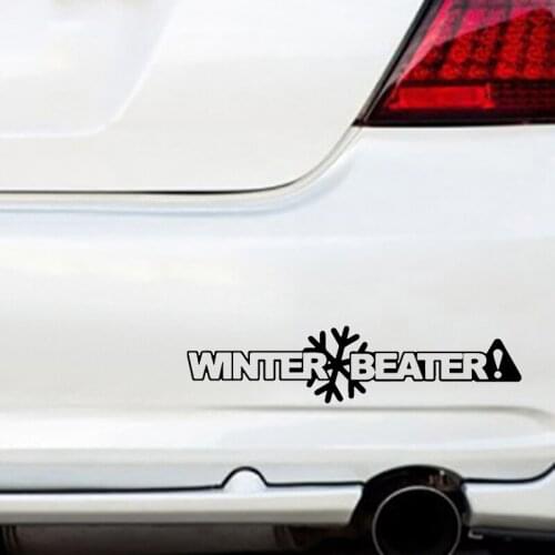 16*3.7cm JDM Winter Beater Vinyl Decal Sticker Unique Motorcycle SUVs Bumper Car Window Laptop Car Styling