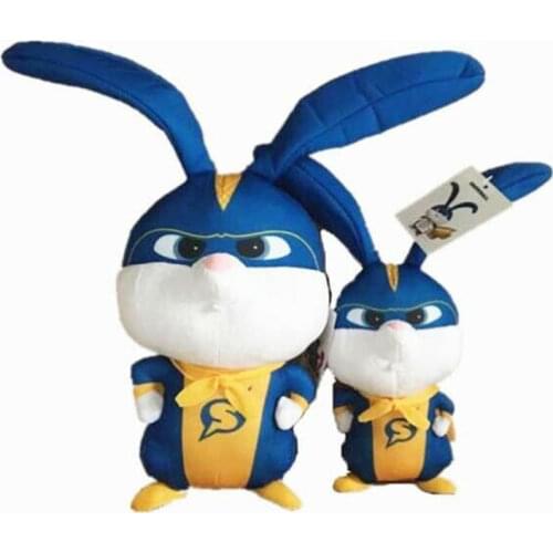 18CM/25cm Secret Rabbit Pet Captain Snowball Pets of Bunny Lovely Soft Toy Stuffed Animal Figure Collectible Girl Toys for Kids