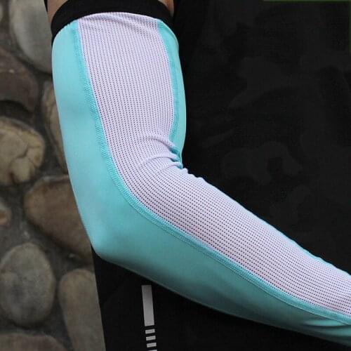 2Pcs Plus Size Arm Sleeves Warmers Sports Sleeve Sun UV Protection Hand Cover Cooling Running Fishing Cycling Cuff Men Women