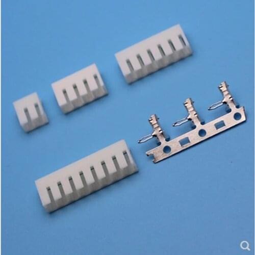 5set 2.5mm space pitch plug-in connector 2p3p4p6p9p10pins terminal JC-25 90 degrees terminal
