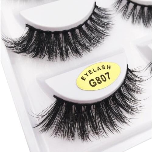 5 Pairs Mink Eyelashes False Eyelashes natural False Lashes 3D Mink Lashes 3D Lashes Mink Faux Cils Cilios Fluffy Fake Eyelashes