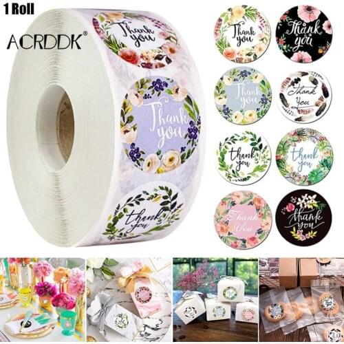 500Pcs Different Design Stickers Adhesive Labels Decorative Sealing Stickers for Christmas Gifts Wedding Party FC