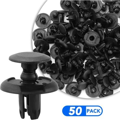 8mm 50pcs Car Fender Rivet Fastener Clips for Mazda Demio 2 3 5 6 M2 M3 M5 M6 CX-5 CX-7 CX-9 RX-8 MX5 MPV