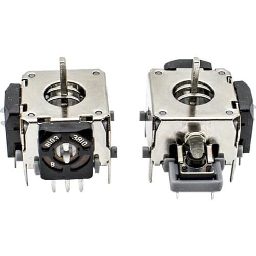 2 pcs Metal Plastic Silver 3D Analog Joystick Replacement Thumb Stick Game Accessories for PS3 Controller игровые аксессуары