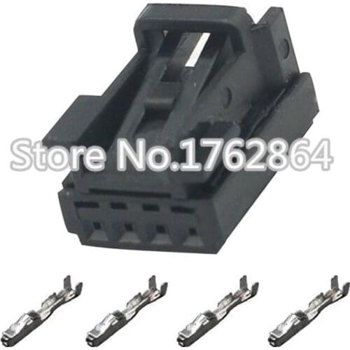 Automotive connector 4P bit hole male and female connector connector terminal connector DJ7045B-0.6-21 matching