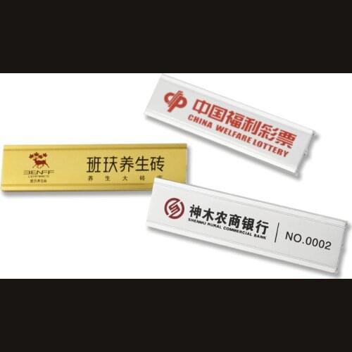 Free shipping 20pcs/lot customized logo name badge; metal name plate; badge holder; name holder nb9