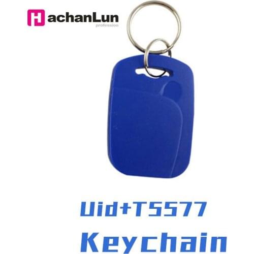 5/ 10pcs UID + 5577 RFID Smart NFC Dual Chip IC + ID Composite Keychain 125KHZ EM4305 13.56MHZ Repeatable Erasable Access Card