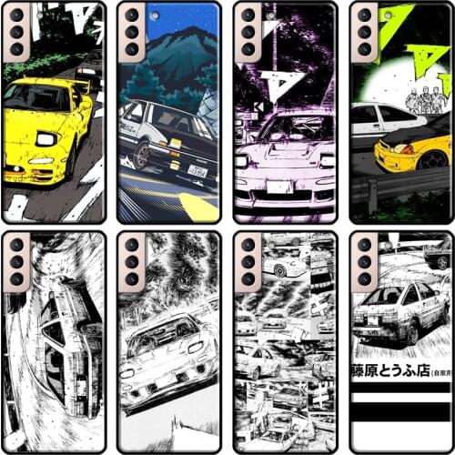 Initial D Mountain Drift Racing Case For Samsung Galaxy S21 Ultra S10 S8 S9 Note 10 Plus Note 20 S10e S20 FE Phone Cover