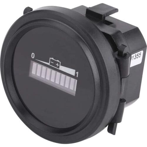 12V/24V/36V/48V/72V LED Digital Battery Indicator Meter Battery Gauge for Cart