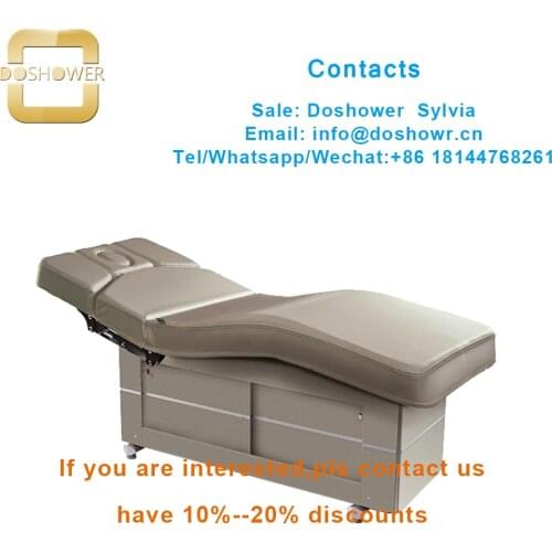 Doshower DS-W19206 electric massage table full body with facial beauty equipment bed for massage bed remote control