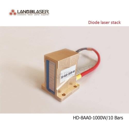 Macro-Channel-Diode-Laser Stack , 10 bars , each bar : 100W , Output Power total : 1,000W , spot size : 35*10mm