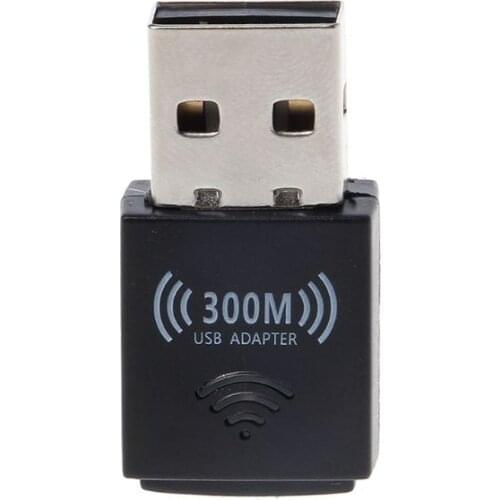 Mini 300Mbps USB RTL8192 Wifi Dongle WiFi Adapter Wireless Receiver Network Card Antenna 802.11 n/g/b wi fi LAN Adapter For