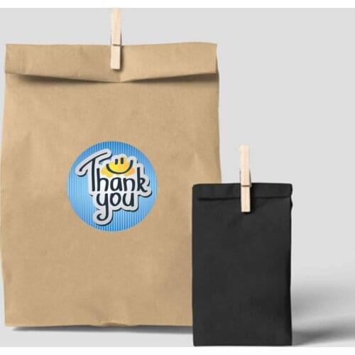 500pcs Thank You Stickers Handmade Scrapbooking Business Packaging Seal Label