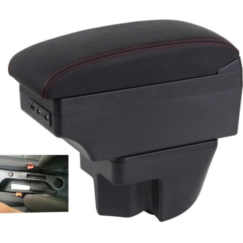 For MG MG3 armrest box universal car center console modification accessories double raised with USB