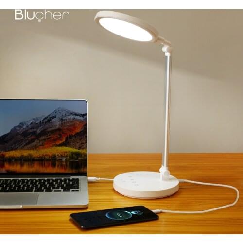 Led Desk Lamp For Study Bedroom Living Room Chargeable Table Lamp Dimming Reading Lamp Automatically Turn Off Desk Lamp