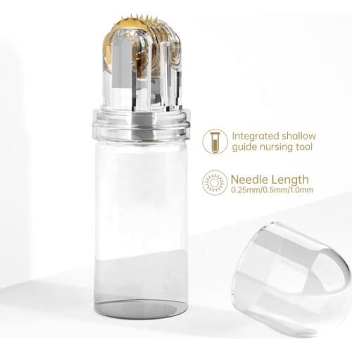 10ml 64 Pins Derma Roller Face Serum Skin Care With 64 All In One Hyaluronic Acid Serum Microneedle