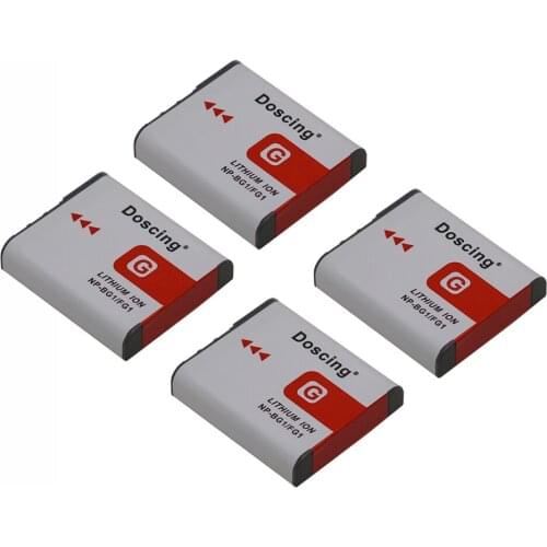 4pcs/lot NP-BG1 NP BG1 Camera Battery For SONY Cyber-shot DSC-H3 DSC-H7 DSC-H9 DSC-H10 DSC-H20 DSC-H50 DSC-H55 DSC-H70 DSC-H90
