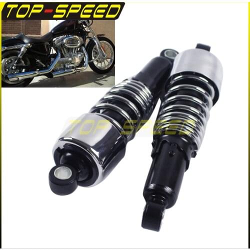 Aluminum Driving Rear Suspension Shocks Air Shock Absorber Damper for Harley Dyna 91-16 Sportster 88-15 Touring 80-17 XL FXD FLH