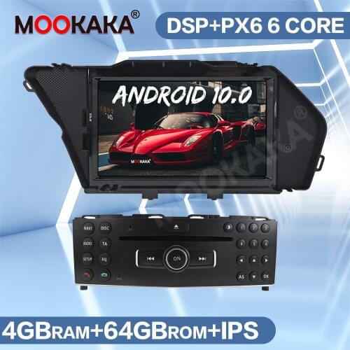 For Mercedes Benz GLK X204 GLK300 GLK350 Android 10 Car Multimedia DVD Player Auto Radio GPS Navigation Head Unit Audio Recorder