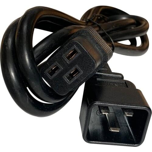 C19-C20,IEC320 C20 Male Plug To IEC320 C19 Female Power Extension Cable Cord Host Server Engine Room UPS Power Cord 3*1.5 1.8M