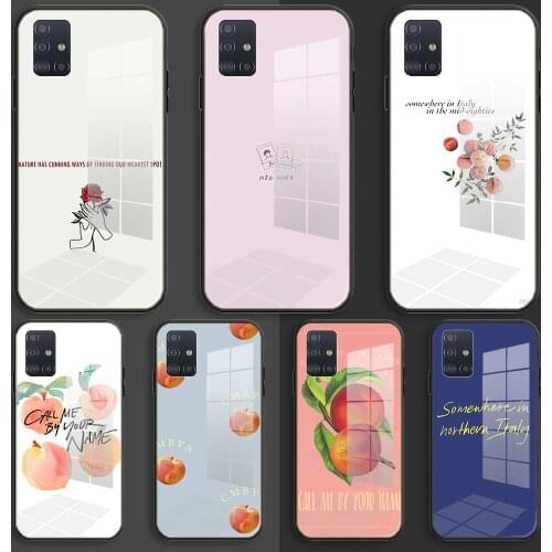 Call Me by Your Name Soft Silicone Glass Case For Samsung Galaxy A10 A20 A30 A40 A50 A70 A31 A51 A71 Balck Cover