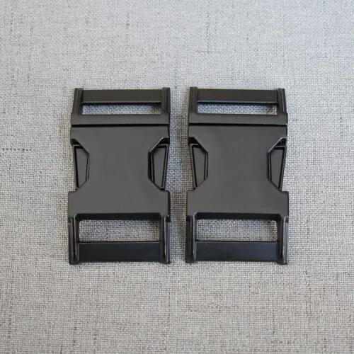 1 Piece Black 25mm Side Release Metal Buckles for Tactical Belt Safety Strong Clips DIY Outdoor Luggage Accessories