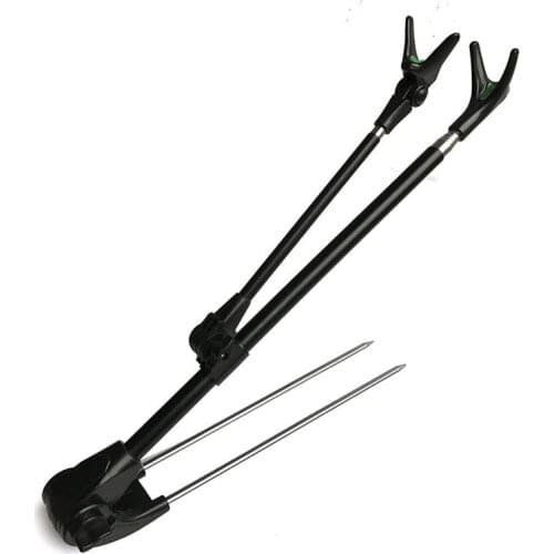 Fishing Rods Holder 1.7M/2.1M V Holder Pole Rack Telescoping Fishing Supplies Tool Adjustable Stainless Steel Aluminium Durable