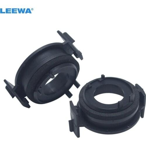 FEELDO 2x H7 LED Headlamp Bulb Base Holders Adapter For BMW E46 3 Series LED Headlight Clip Retainer Scokect Adapter #CA5940