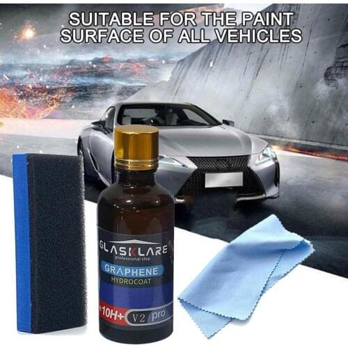 Graphene Car Ceramic Coating 12H German Liquid Glass Plating Car Care Exterior Car Polish Nano Anti-Scratch Super Hydrophob W0V3