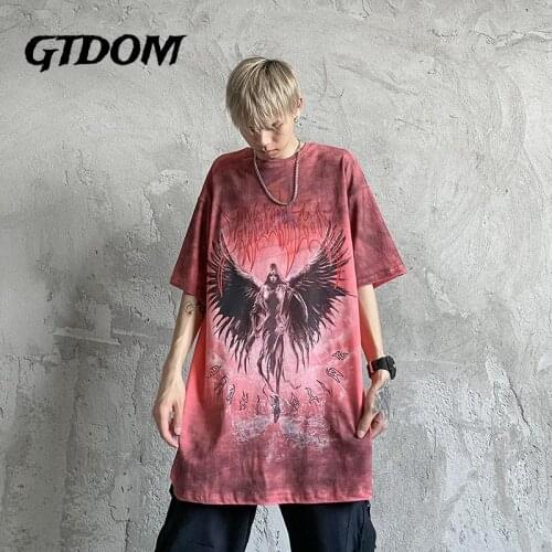 GTDOM Men's T-shirts With Print