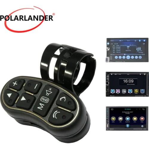 Use 2 Din Radio 8 Button Car Steering Wheel LED Light For Car Multimedia DVD Player Universal Remote Control Bluetooth Wireless