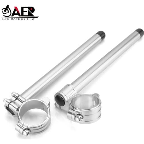 JAER 7/8" 22MM Motorcycle CNC Handlebar Clip-Ons Clamp 33mm 35mm 37mm 41mm 43mm 45mm 47mm 48mm 50mm 51mm 53mm 54mm 55mm