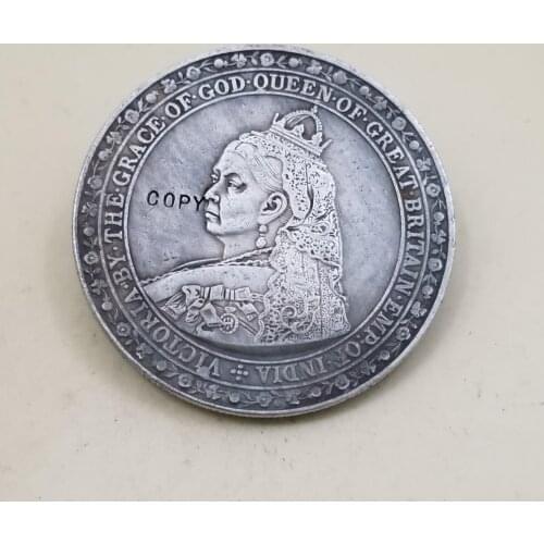 1887 United Kingdom 1 Crown Copy coins Commemorative Coins Art Collection