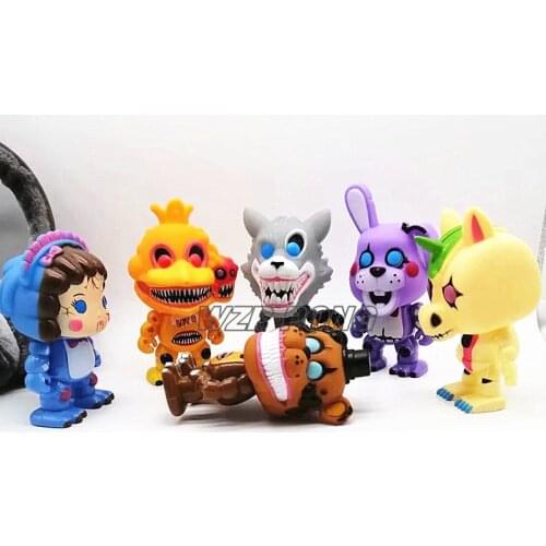 New Midnight Toy Bear Sister Location Circus Funtime Foxy Ballora Puppet Bonnie Action Figure Kids Toy