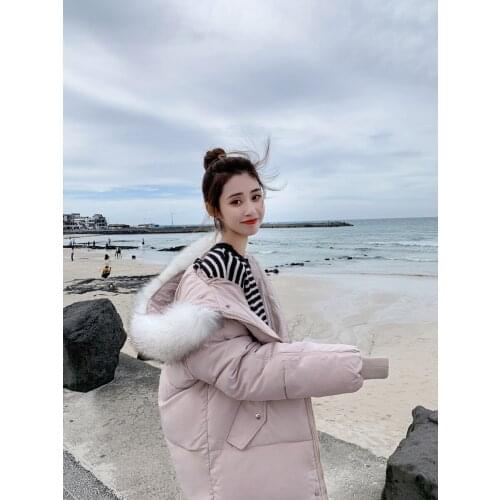 Winter Coat Women Parka Puffer Jacket Hooded Korean Clothes Plus Size Warm Abrigos Mujer Invierno 2020 HZX-6681 KJ3553